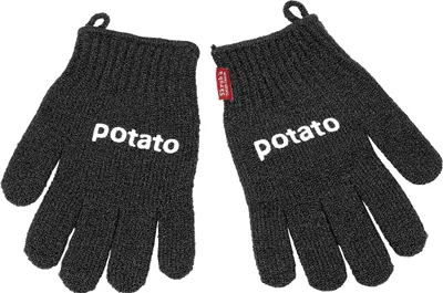 Produktbild von SKRUBA Reinigungshandschuh Kartoffel schwarz