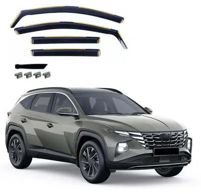 Produktbild von Satz mit 4 Windabweisern für Hyundai TUCSON IV ab 2021