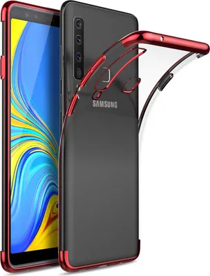 Obrázok produktu pre TPU kryt pre Samsung Galaxy A9 2018 Puzdro Silikónový kryt Transparent s farebným označením puzdra na telefón
