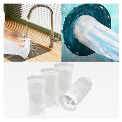 Produktbild von 4 Stück IBC Tank Filter für Regenwasser, Deckel Nylonfilter, Zubehör für IBC Tank, Abwaschbare Filter für Regenwassertanks