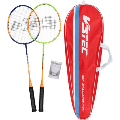 Produktbild von V3TEC Challenge Pro Badmintonset mehrfarbig