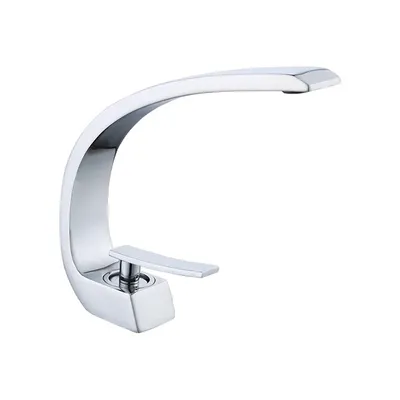 Immagine prodotto di Rubinetto da bagno, design moderno, comando a una mano, bocca a cascata, MPW-CP