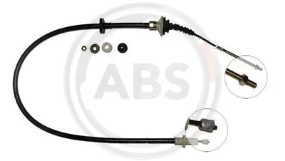 Produktbild von A.B.S. K24830 Kupplungsseil Seilzug für VOLVO 480 E (482)