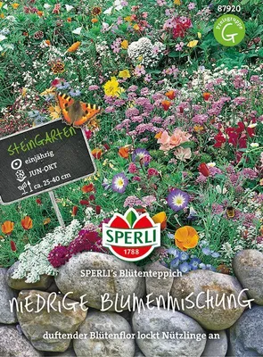 Produktbild von Sperli Niedrige Blumenmischung Blütenteppich - Blumensamen