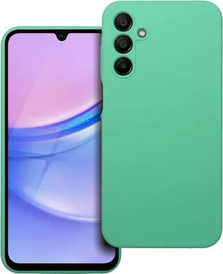 Image de SILICONE 2mm Housse pour portable compatible SAMSUNG A15 5G / A15 4G menthe