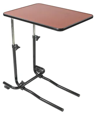 Productafbeelding van NRS Healthcare M01278 Bedtafel met plat onderstel - in hoogte verstelbaar, tafelblad