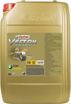 Produktbild von CASTROL Vecton Fuel Saver E6/E9 für 5W-30 20 Liter Motoröl Motorenöl CATERPILLAR ECF-3 CUMMINS CES 20081 DQC IV-10 LA Mack EO-M Plus Mack EO-N PP Mack