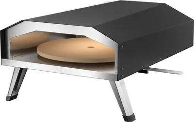 Produktbild von Plynová pec na pizzu Toboli s kamenem na pizzu Ø330 mm s otočnou funkcí přenosná vhodná na zahradu a do exteriéru