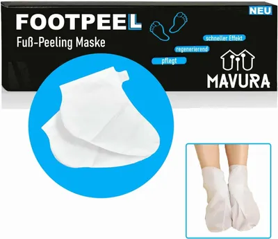 Produktbild von FOOTPEEL Fuß-Peeling Maske Foot Mask Weiche Hornhaut Entferner Socken Aloe [2x]
