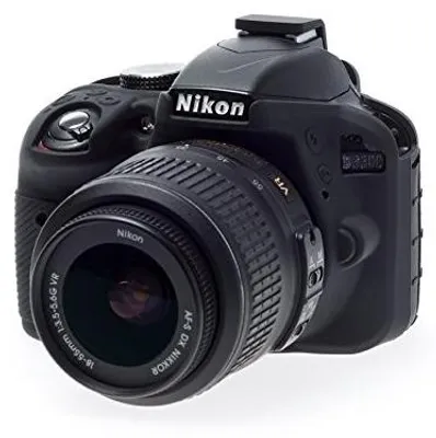 Produktbild von Silikon-Kamerahülle – Schutz für Nikon D3300/D3400 – Schwarz