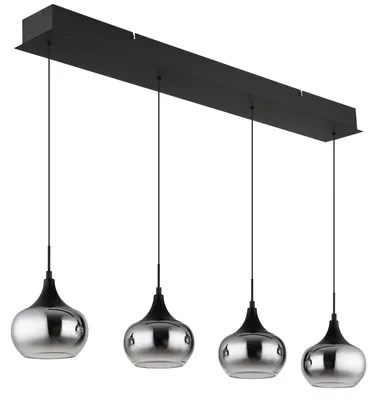 Produktbild von GLOBO Lighting Hängeleuchte LUI LBH 90x15x150 cm schwarz Hängelampe
