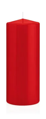 Produktbild von INNA-Glas Wachskerze Maeva, rot, 20cm, Ø 8cm, 119h -  Germany - Stumpenkerze - Windlicht Kerze