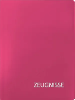 Produktbild von ROTH 88570 ROTH Zeugnismappe Basic, aus PP, DIN A4, magenta