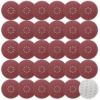 Produktbild von STEBRUAM 30 Stück Schleifpapier 225mm Klett 40 Körnung für Schleifgiraffe – 30 Stück - 40 Körnung