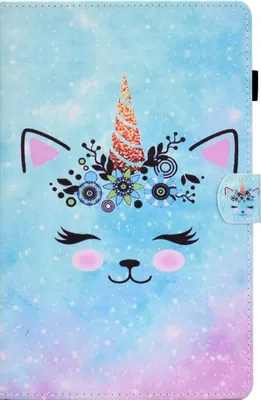 Produktbild von Pre Samsung Galaxy Tab A8 2021 X205 X200 Design Motif 4 Leatherette Cover Tablet Case Case New