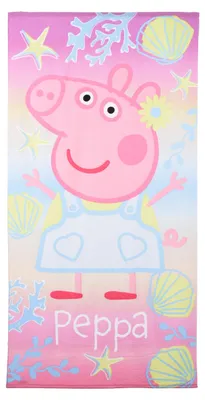 Produktbild von Peppa Pig Handtuch Kinder Mädchen Strandtuch Badetuch