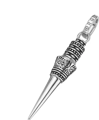 Produktbild von Anhänger Giorgio Martello Milano Pendel mit geschwärzten Ornamenten, Silber 925 Silber 3,5 cm