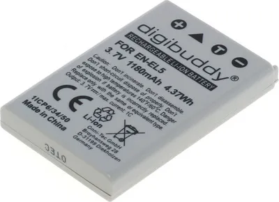 Produktbild von digibuddy Akku für Nikon EN-EL5 Li-Ion