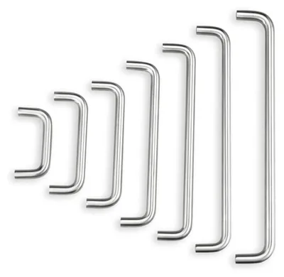 Produktbild von 2 Stück Edelstahl Möbelgriffe für Schränke und Schubladen 192mm