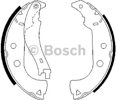 Produktbild von Bosch Bremsbackensatz  0 986 487 629