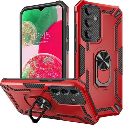 Produktbild von König Design Hülle kompatibel mit Kunststoff Soft Handyhülle - Handy Case Rot