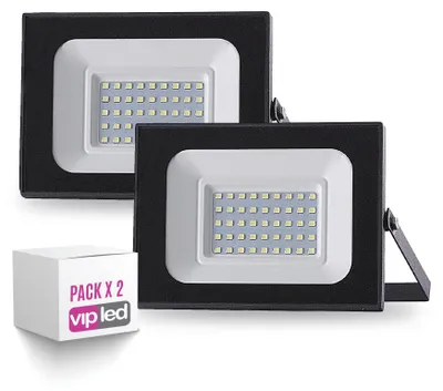 2er-Pack LED-Außenspots IP65 30W 2400lm 4000K