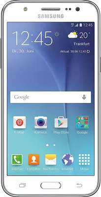 Produktbild von Samsung Galaxy J5 SM-J500F 8GB Smartphone weiss (ohne SIM-Lock, ohne Branding) - DE Ware