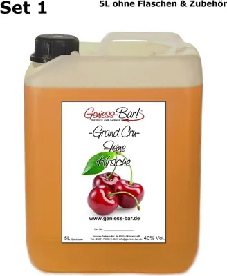 Produktbild von Grand Cru Feine Kirsche 5 L edler Klassiker sehr mild! 40% Vol. Obstler Spirituose Schnaps Kirschschnaps Kirschenspirituose