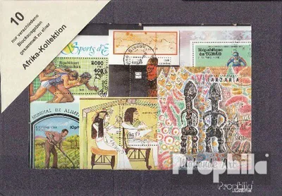 Produktbild von Briefmarken Afrika 10 verschiedene Blöcke