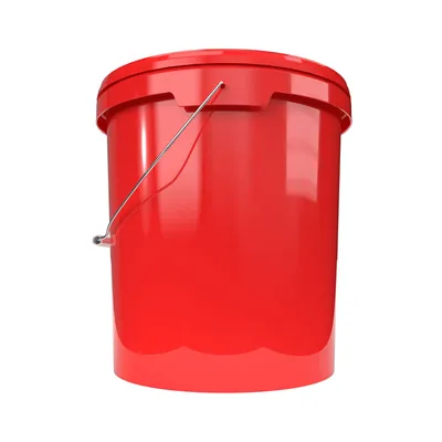 Produktbild von Eimer mit Deckel 16 L | Vorratseimer | Lebensmittelecht Rot | PP | 5 Stück