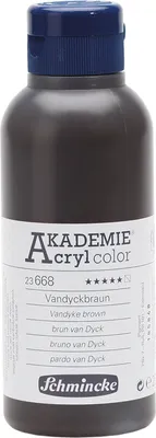Produktbild von Vandyckbraun 250ml Acrylfarbe - AKADEMIE Acryl - Schmincke 23 668 027