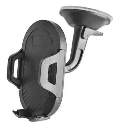 Immagine prodotto di WOW, Supporto per smartphone regolabile per auto 2 in 1 sul parabrezza, nero