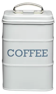 Immagine prodotto di Lattina caffè LIVING NOSTALGIA grigio h. 17cm per 1300ml acciaio metallo KitchenCraft W