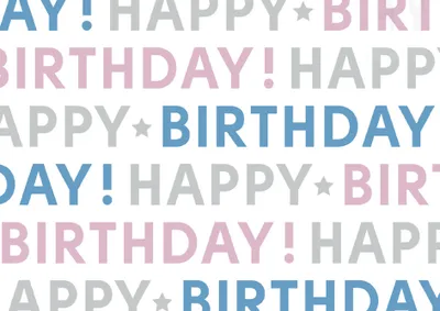 Produktbild von SUSY CARD Geschenkpapier "It's your birthday" auf Rolle (B)700 mm x (L)2 m