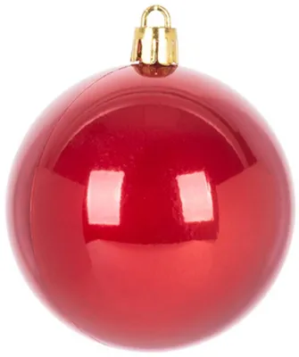 Immagine prodotto di Palline MagicHome Natale, 8 pz, rosse, per albero di Natale, 7 cm