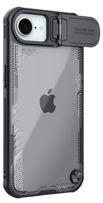 Immagine prodotto di Custodia Nillkin Iceblade Prop con copertura dell'obiettivo e supporto per Iphone 16E - Nero