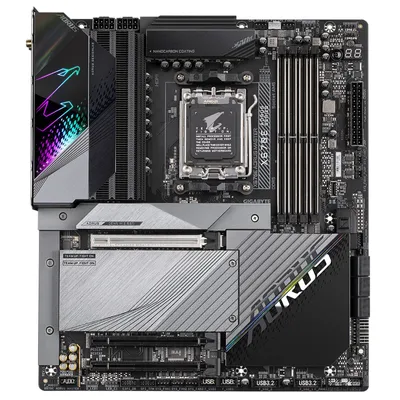 Zdjęcie produktu dla GIGABYTE X670E AORUS MASTER, AMD, Gniazdo AM5, AMD Ryzen™ 7, Gniazdo AM5, 192 GB, DDR5-SDRAM