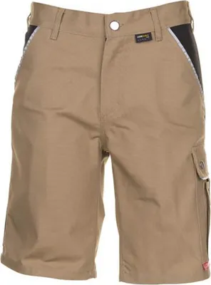 Produktbild von Größe L Herren Planam Canvas 320 Shorts khaki schwarz Modell 2175
