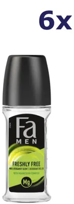 Produktbild von 6x Fa deo Roll-on 50 ml Minze & Bergamotte