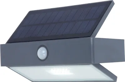 Obrázek produktu pro LUTEC Arrow LED nástěnné světlo Solar 5000 K 2,3W IP44 Grey