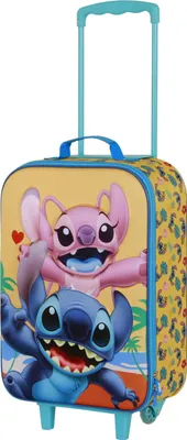Obrázek produktu pro Karactermania Lilo and Stitch Ocean, Kufr, Měkká skořepina, Vícebarevný, 2 kolo/kola, Zip, 33 cm