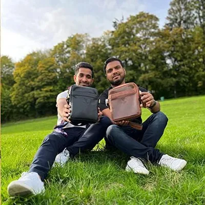 Produktbild von Kleine Umhängetasche aus Leder für Herren