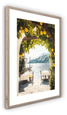 Produktbild von STYLER Wandbild 49x68 cm Lemon View Zitronenbild Früchtebild Poster Framed Küchenbild Wanddeko Wohnzimmer Küche Rahmen