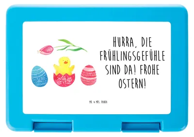Produktbild von Mr. & Mrs. Panda Snackbox Küken Schlüpfen - Weiß - Geschenk, Ostern, Frohe, Schulbrotdose, Ei, Bento Box, Essensbox, Freude, Brotbehälter, Ostergrüße, Bentobox, Lunchbox