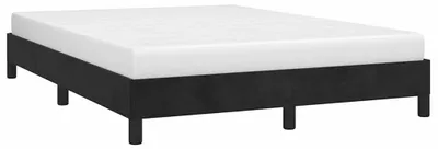 Obrázek produktu pro vidaXL Rám postele bez matrace černý 140x190 cm sametový