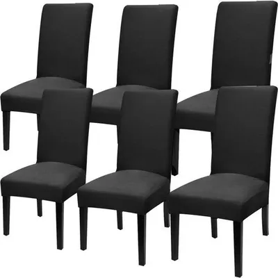 Produktbild von Famanu Stuhlhussen-Set 4/6 Stück - Universelle Stretchhussen für Esszimmer