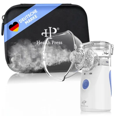 Produktbild von Health Press Inhalationsgerät – Tragbarer, Reisetauglicher Inhalator für Erwachsene & Kinder