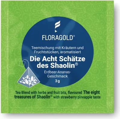 Produktbild von Floragold Grüntee Die Acht Schätze des Shaolin®, 100er Pyramidenbeutel