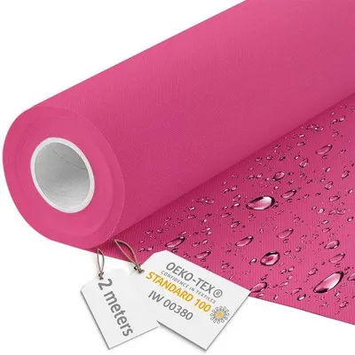 Productafbeelding van Luifelstof, 600D, waterafstotend, 220 g/m², 2 meter, roze