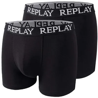 Produktbild von Replay 2er Set - Herren Boxershorts aus Baumwolle, Unterhosen für Männer